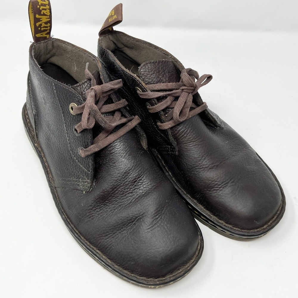 Dr. Martens Sussex Boots Mens Size 10 Brown Leather Chukka Ankle Casual Y2K